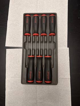 Sgttx627 Snap-on Torx Screwdriver Set 6pc Black/red Ergonomic Handle Steel Sgttx627 Snap-on Torx Screwdriver Set 6pc Black/red Ergonomic Handle Steel