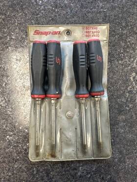 Ps2018725 Snap-on Sgtx40bg Sgtx40 4 Piece Mini Torx Screwdriver Set