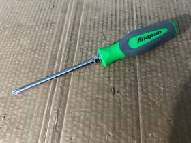 Shdp631r Snap-on New Tools No. 3 Green Handle Phillips Screwdriver Usa