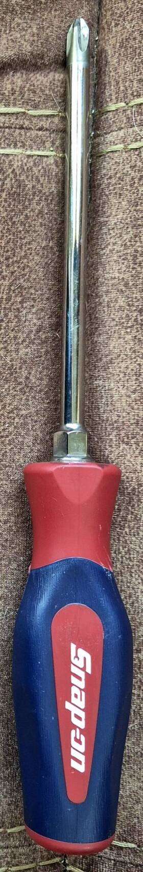 Shdp63ir Snap-on #3 Phillips Blue And Red Hard Handle 10-3/4 Inch Long 6 Shank