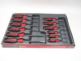 Sgdxw120br Snap On Tools Snap-on 12 Piece Soft Grip Combination Screwdriver Set