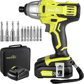 Bbt-pob04 Snapfresh Cordless Impact Driver 20v 1/4 Inch Drill With 1350in-l