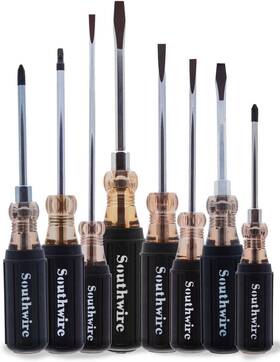 Southwire 032886715730 Tools And Equipment Sdset8 Screwdriver Set 8-piece