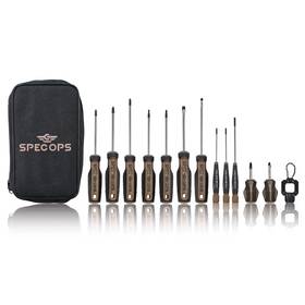 Spec Ops 810005201148 Tools Screwdriver Set 12pc 5 Phillips Slotted 2 Torx Magnetic Tip
