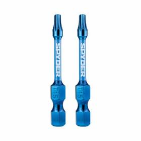 19052 Spyder T15 Torx Impact Driver Bits 2 Inch 2-pk. -