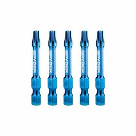 19089 Spyder T25 Mach-blue Torx Impact Driver Bits 2 Inch 5-pk. -