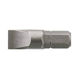 08070125 Stahlwille 018754287758 1165 Slotted Screwdriver Bit 0.8 X 5.5 Mm 1/4 Inch Hex Drive Tempered