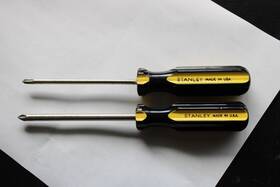 Stanley 076174643022 Vintage Thrifty 4 Inch Screwdrivers 2 Pc Set Usa Philips Head