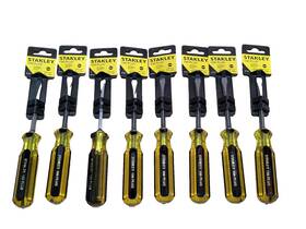 Stanley 076174808322 1/4 In X 4 100 Plus Screwdriver Square Blade Standard Tip 8-pack
