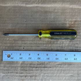 64-102-a Stanley Vintage 100 Plus 2 Pt Phillips Head Screwdriver Usa Made 8 Inch 64-102-a Stanley Vintage 100 Plus 2 Pt Phillips Head Screwdriver Usa Made 8 Inch