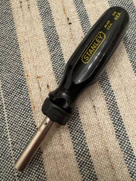 66-405 Stanley Workmaster #66-405 4-way Hex 1/4 Inch Screwdriver With Bit Holder 66-405 Stanley Workmaster #66-405 4-way Hex 1/4 Inch Screwdriver With Bit Holder