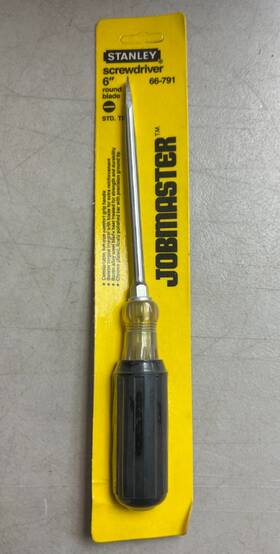 66-791 Stanley Jobmaster 6 Inch Round Blade Screwdriver