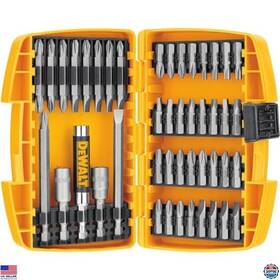 B002jwsnis Stanley 45-piece Screwdriver Bit Set With Tough Case Grey/silver Durable Tool Kit