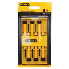 Stanley Black & Decker Inc. 313035474426 Tools 6-piece Precision Screwdriver Set Black/yellow