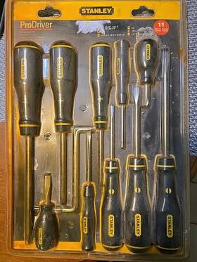 St62502 Stanley Prodriver 11-piece Screwdriver Set