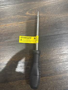 Stht60039 Stanley Slotted Screwdriver Plastic Handle Black 1/4 Inch X 4 Stht60039 Stanley Slotted Screwdriver Plastic Handle Black 1/4 Inch X 4