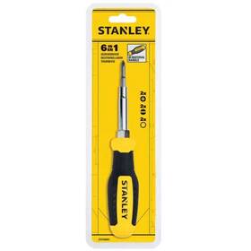 Stht60083 Stanley 6-in-1 Quick Change Interchangeable Screwdriver Color Yellow