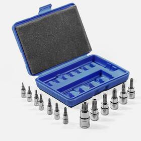 Stark Usa 840166531723 13-piece Torx Bit Socket Set - 1/4-inch 3/8-inch And 1/2-inch Drive Si