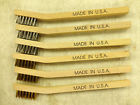 Steel-6 Stainless Brush Pcs Set-brass Wire Mini
