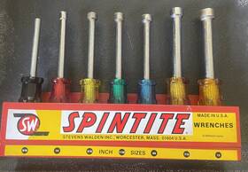 01604 Stevens Vintage Walden Worcester Spintite Nut Driver Set