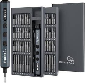 Strebito 445052821839 Mini Electric Screwdriver Set 70 In 1 Small - 64 Strebito 445052821839 Mini Electric Screwdriver Set 70 In 1 Small - 64