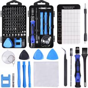 St003-blue-ca Strebito 124-piece Precision Screwdriver Set With 101 Bits For Electronics And Pc Repair