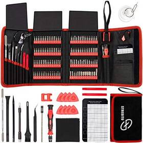 Z102w0073-red Strebito Screwdriver Sets 142-piece Electronics Precision With 120