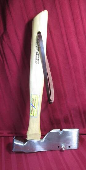 553940 Strike Zone Roofers Hammer 14 Oz Hickory Handle Shake Cedar Shingle Leather Strap Safety