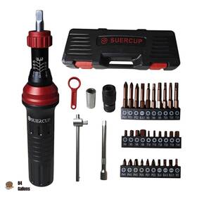 Bsm02 Suercup 1/4 Inch 10-60 In-lb Torque Wrench Screwdriver Set With Comprehensive Bit Selection