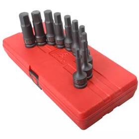 Sunex Tools 313095695649 1/2 Inch Drive Sae Impact Hex Driver Set 10-piece