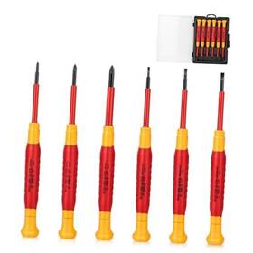 Ht0313-de Suobo Tools 6pcs Small Set 1000v Mini Insulated Screwdriver With Precision