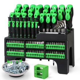 Swanlake Garden Tools 791405055985 118pcs Magnetic Screwdrivers Set With Plastic Rankingtools For Men 1