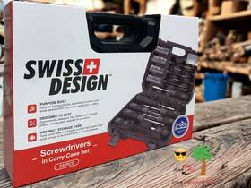 Csdf-55dccs-2 Swiss Design 55 Piece Screwdrivers Set In Carry Case / New Box