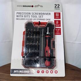 Swissbrand 840429626678 Swiss Brand Precisi N Screwdriver With Bits Tools Set 22 Pcs New In Package