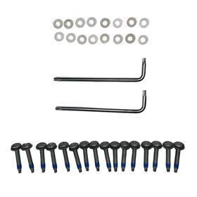 T-27 Torx Star Security Tamper-proof L Key Bit Wrench W/16 Bolts 598481868452 2 With Washers 11z