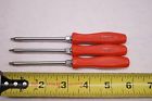 Sddp301 T15 Red 3pc Sdt315 Screwdriver Snap- Handle Torx Sdt - T10 Set Sdt310