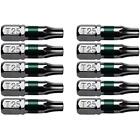 T25 Torx Star Driver Bit High Quality Color Coded X 1inch Drive