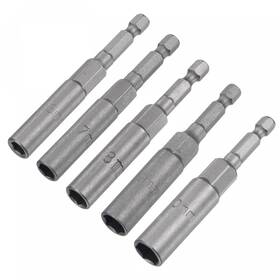 Tk4402bp5.fbacdus.t6 Ta-vigor 5pcs 1/4 Quick-change Nut Driver Bit Set 3.15 Length Hex Shank 6mm 7mm 8mm 9