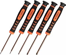 Teckman 313043090045 5pc Phillips Screwdriver Set Repair Tool Kit For Steam Deck 1.2/1.5/2.0/3.0/4.0