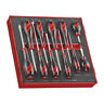 Ted911n Teng Tools Piece Mixed Screwdriver Set Flat Ph Pz