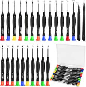 Teella 313053731709 Precision Screwdriver Set 25 Pcs Small Magnetic With Torx