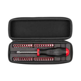 Tekton 445000136176 1/4 Inch Bit Screwdriver And Set With Case 37-piece