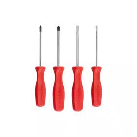 Tekton 445046073060 Hard Handle Screwdriver Set 4-piece #1-#2 3/16-1/4 Inch