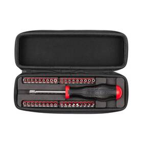 Tekton 711181345209 1/4 Inch Combination Security Bit Screwdriver And Set With Case 37-piece