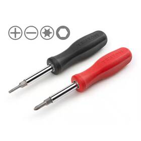 Tekton 744110331004 6-in-1 Screwdriver Set 2-piece #1 To #2 3/16 Inch 1/4 T10 - T25