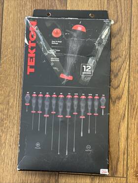 Drv41216 Tekton Black Oxide Blade Screwdriver Set High-torque 16-piece