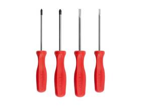 Drv42023 Tekton Hard Handle Screwdriver Set 4-piece #1-#2 3/16-1/4 Inch