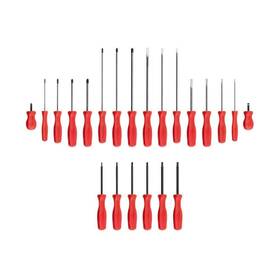 Drv44001 Tekton Hard Handle Screwdriver Set 22-piece #0-#3 1/8-5/16 Inch T10-t30