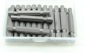 Temo 028672390663 25 Pc H-5 Hex 5mm 13/64 Inch Impact Ready 2 H5mm Grey