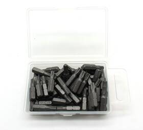 3129 Temo 50 Pc T25 Torx 6 Point Impact Ready 1 Inch Long Screwdriver Grey